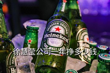 徐慧莹公司一年挣多少钱