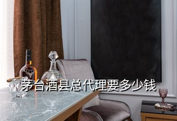 茅台酒县总代理要多少钱