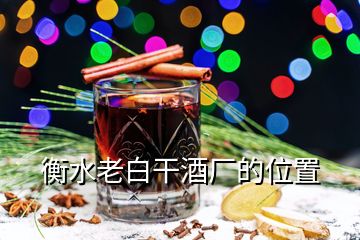 衡水老白干酒厂的位置