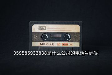 059585933838是什么公司的电话号码呢