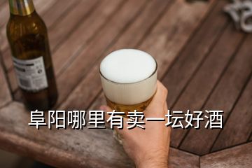 阜阳哪里有卖一坛好酒