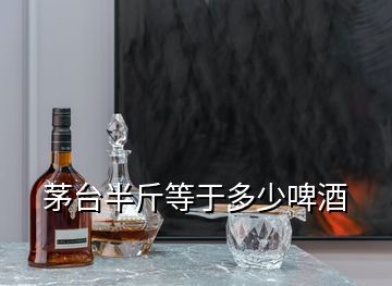 茅台半斤等于多少啤酒