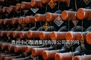 贵州中心酿酒集团有限公司真的吗