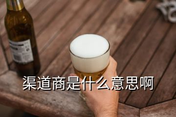 渠道商是什么意思啊