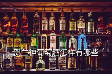 贺兰神葡萄酒怎样有哪些