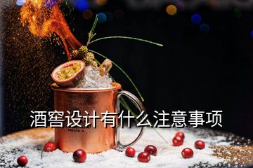 酒窖设计有什么注意事项