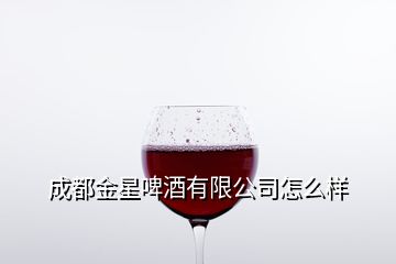 成都金星啤酒有限公司怎么样