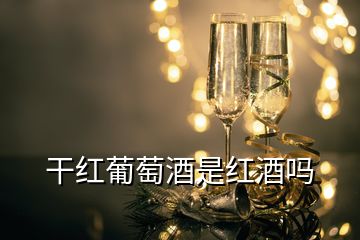 干红葡萄酒是红酒吗