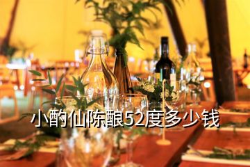 小酌仙陈酿52度多少钱