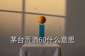 茅台贡酒60什么意思