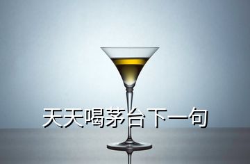 天天喝茅台下一句