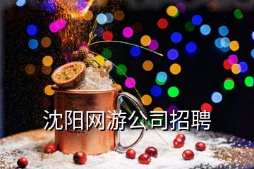 沈阳网游公司招聘