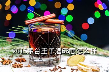 2015茅台王子酒53度怎么样