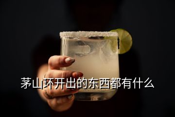 茅山环开出的东西都有什么