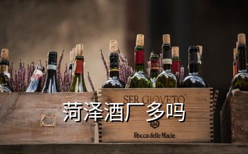 菏泽酒厂多吗