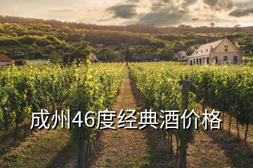 成州46度经典酒价格