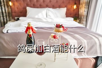 鸽屎加白酒能什么