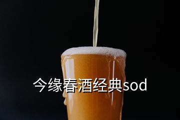 今缘春酒经典sod