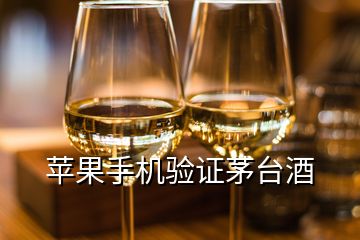 苹果手机验证茅台酒