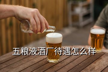 五粮液酒厂待遇怎么样