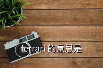 ferrari 的意思是