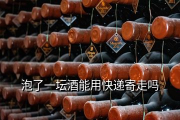 泡了一坛酒能用快递寄走吗