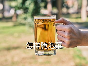 怎样腌泡菜