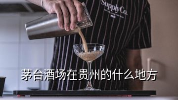 茅台酒场在贵州的什么地方