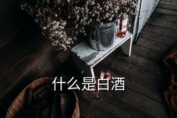 什么是白酒