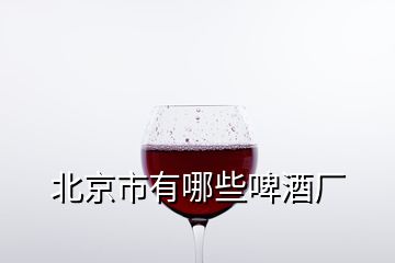 北京市有哪些啤酒厂