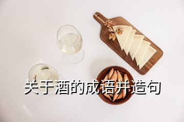 关于酒的成语并造句