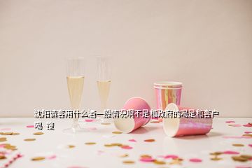 沈阳请客用什么酒一般情况啊不是和政府的喝是和客户喝  搜