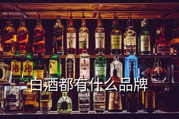 白酒都有什么品牌