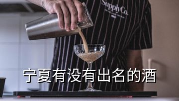 宁夏有没有出名的酒