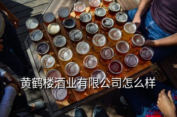 黄鹤楼酒业有限公司怎么样