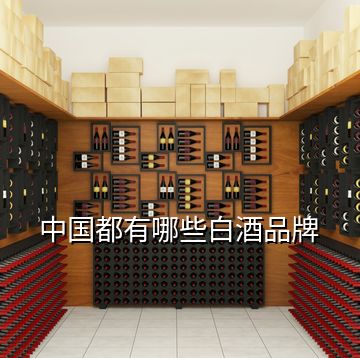 中国都有哪些白酒品牌