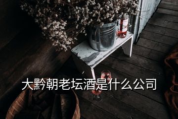 大黔朝老坛酒是什么公司