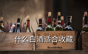 什么白酒适合收藏