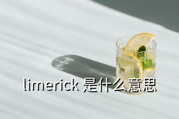 limerick 是什么意思