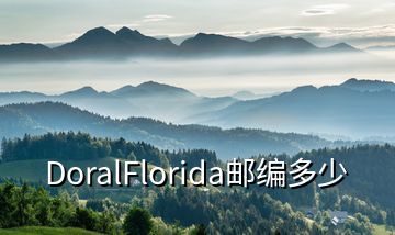 DoralFlorida邮编多少