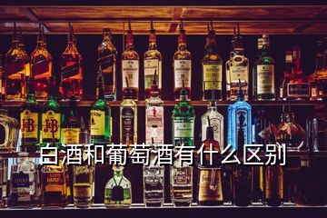 白酒和葡萄酒有什么区别