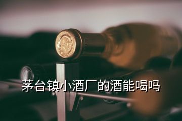 茅台镇小酒厂的酒能喝吗