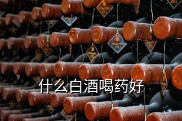 什么白酒喝药好