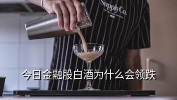 今日金融股白酒为什么会领跌