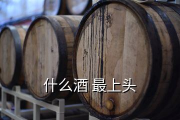 什么酒 最上头