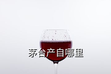 茅台产自哪里