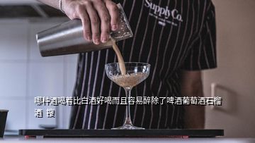 哪种酒喝着比白酒好喝而且容易醉除了啤酒葡萄酒石榴酒  搜