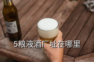 5粮液酒厂址在哪里