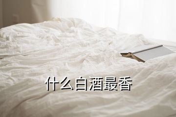 什么白酒最香