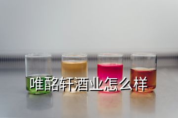 唯酩轩酒业怎么样